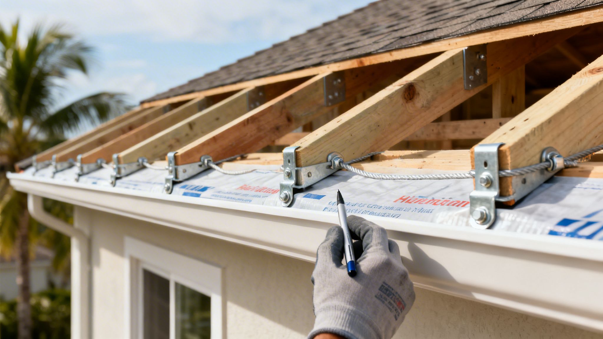 roof replacement contractor installing new shingles in Palm Beach and Broward Counties Florida